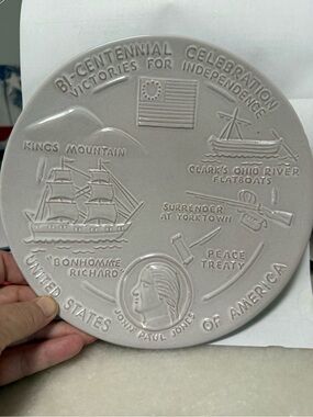 Ceramic Centennial Commemorative Wall Plate